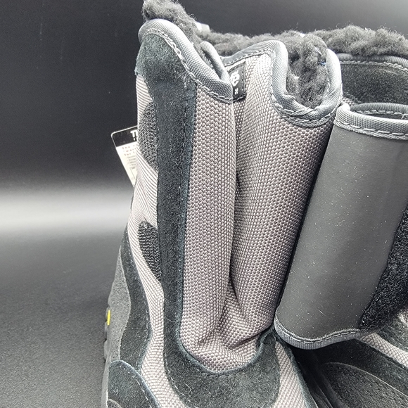 Gap Little Kids Snow Boots Sz 13 Black Grey Yellow 3M Thinsulate Insulation New - Picture 4 of 11